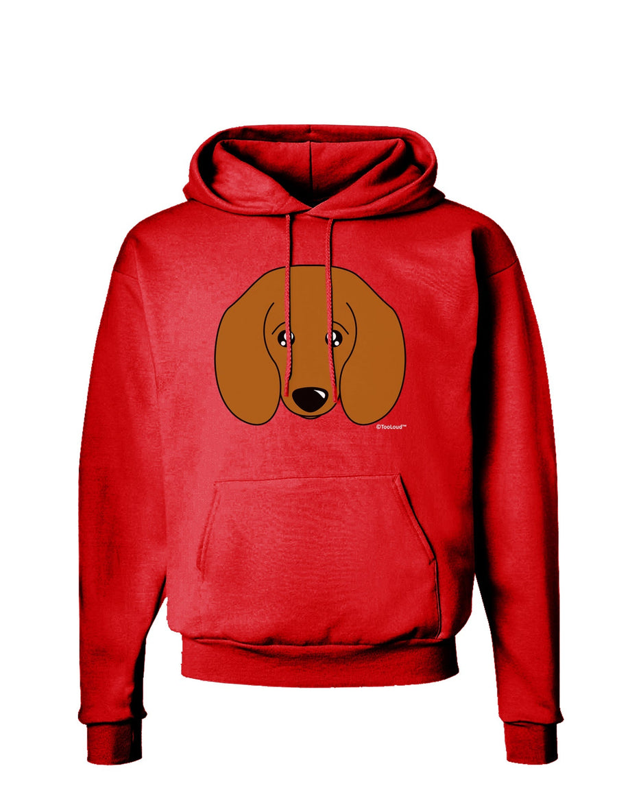 Cute Doxie Dachshund Dog Dark Hoodie Sweatshirt by TooLoud-Hoodie-TooLoud-Black-Small-Davson Sales