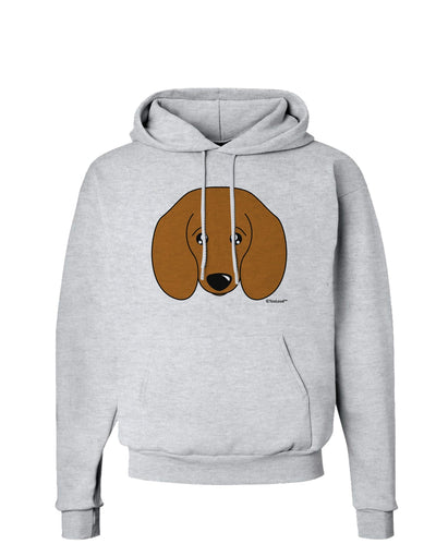 Cute Doxie Dachshund Dog Hoodie Sweatshirt by TooLoud-Hoodie-TooLoud-AshGray-Small-Davson Sales