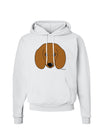 Cute Doxie Dachshund Dog Hoodie Sweatshirt by TooLoud-Hoodie-TooLoud-White-Small-Davson Sales