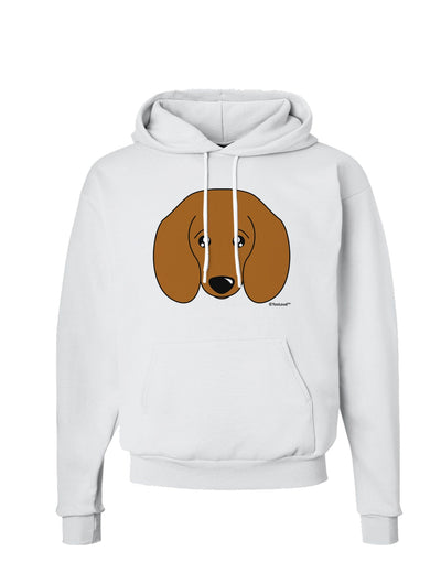 Cute Doxie Dachshund Dog Hoodie Sweatshirt by TooLoud-Hoodie-TooLoud-White-Small-Davson Sales