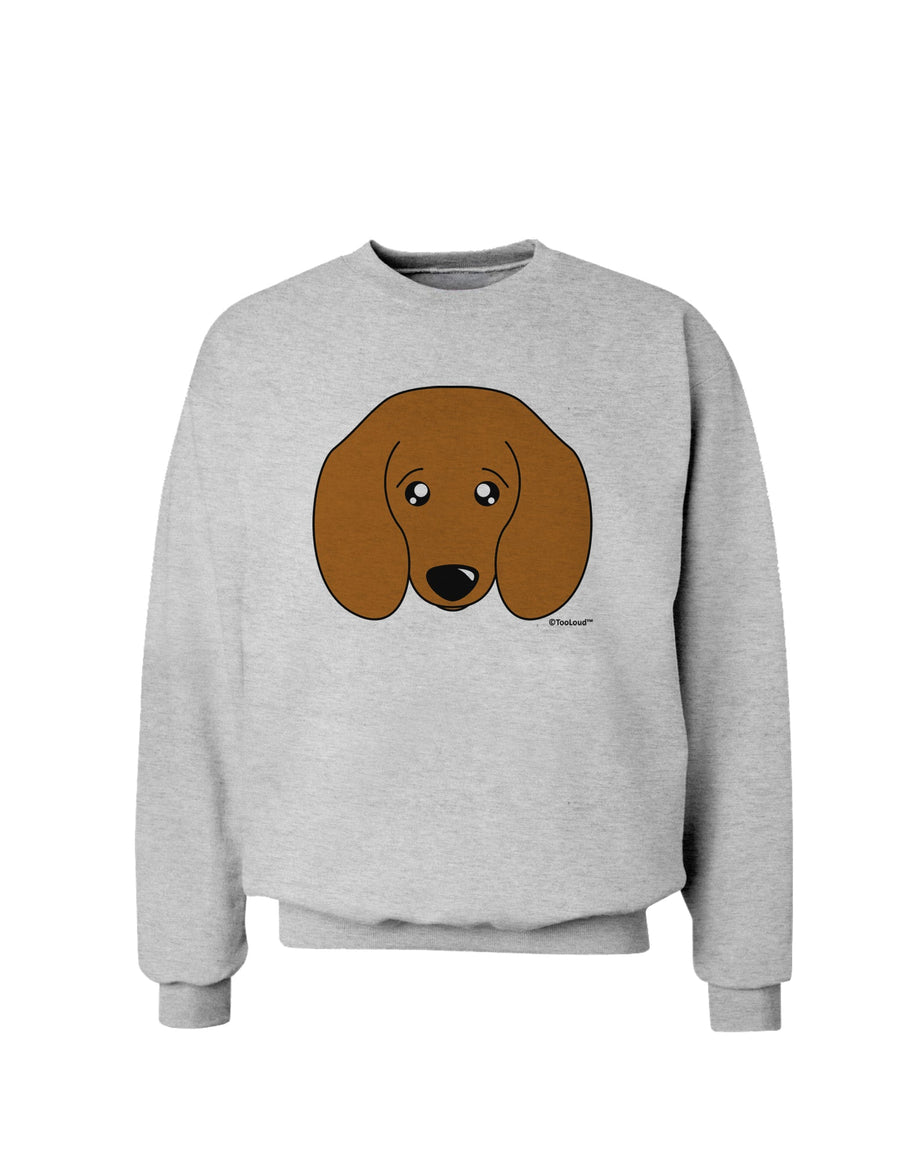 Cute Doxie Dachshund Dog Sweatshirt by TooLoud-Sweatshirts-TooLoud-White-Small-Davson Sales