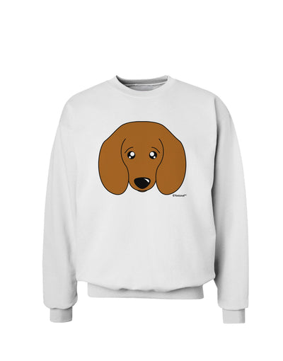 Cute Doxie Dachshund Dog Sweatshirt by TooLoud-Sweatshirts-TooLoud-White-Small-Davson Sales