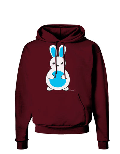 Cute Easter Bunny - Blue Dark Hoodie Sweatshirt by TooLoud-Hoodie-TooLoud-Maroon-Small-Davson Sales