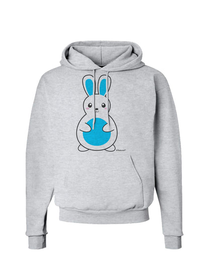 Cute Easter Bunny - Blue Hoodie Sweatshirt by TooLoud-Hoodie-TooLoud-AshGray-Small-Davson Sales