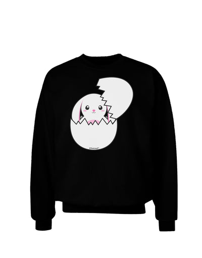 Cute Easter Bunny Hatching Adult Dark Sweatshirt by TooLoud-Sweatshirts-TooLoud-Black-Small-Davson Sales