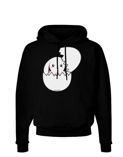 Cute Easter Bunny Hatching Dark Hoodie Sweatshirt by TooLoud-Hoodie-TooLoud-Black-Small-Davson Sales