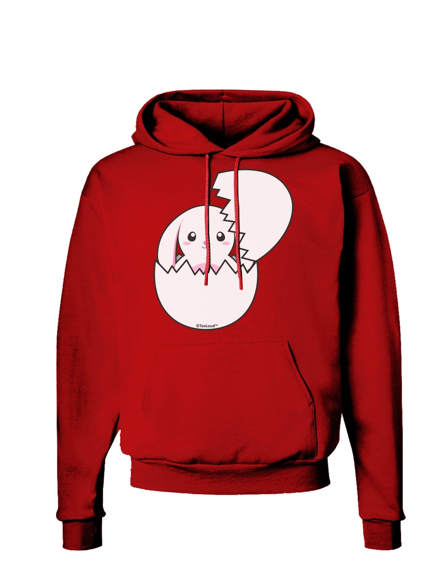 Cute Easter Bunny Hatching Dark Hoodie Sweatshirt by TooLoud-Hoodie-TooLoud-Red-Small-Davson Sales