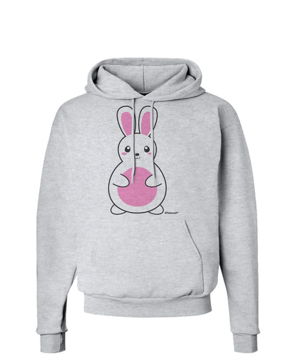 Cute Easter Bunny - Pink Hoodie Sweatshirt by TooLoud-Hoodie-TooLoud-AshGray-Small-Davson Sales
