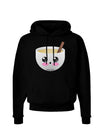 Cute Egg Nog Design - Dark Hoodie Sweatshirt by TooLoud-Hoodie-TooLoud-Black-Small-Davson Sales