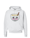 Cute Egg Nog Design - Hoodie Sweatshirt by TooLoud-Hoodie-TooLoud-White-Small-Davson Sales