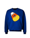 Cute Father Candy Corn Family Halloween Adult Dark Sweatshirt-Sweatshirts-TooLoud-Deep-Royal-Blue-Small-Davson Sales