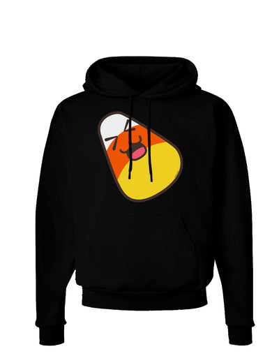 Cute Father Candy Corn Family Halloween Dark Hoodie Sweatshirt-Hoodie-TooLoud-Black-Small-Davson Sales