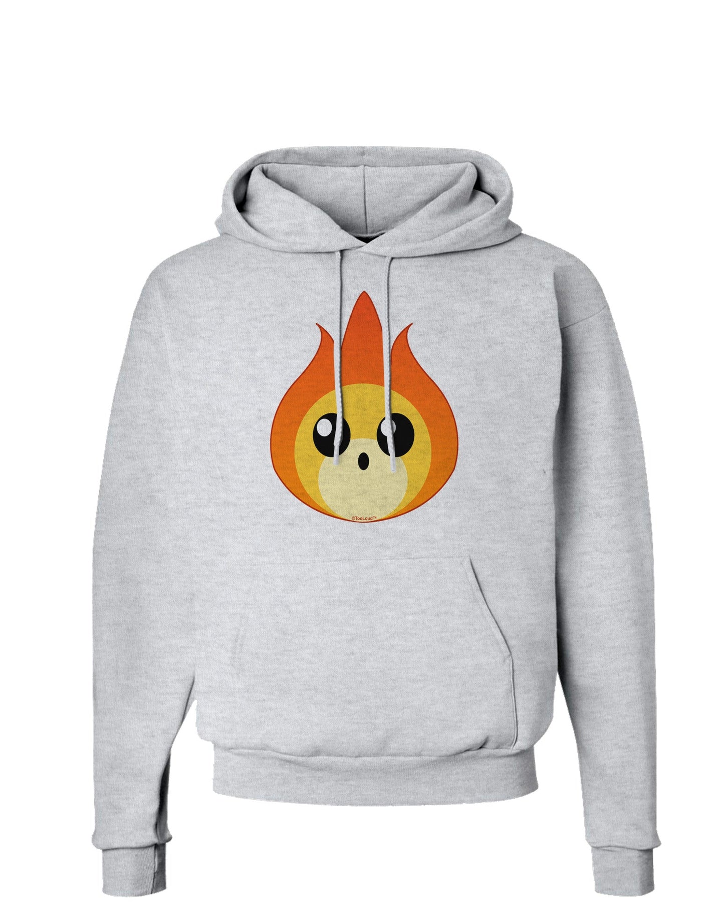 Cute Fireball Design Hoodie Sweatshirt-Hoodie-TooLoud-AshGray-Small-Davson Sales