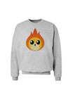 Cute Fireball Design Sweatshirt-Sweatshirts-TooLoud-AshGray-Small-Davson Sales