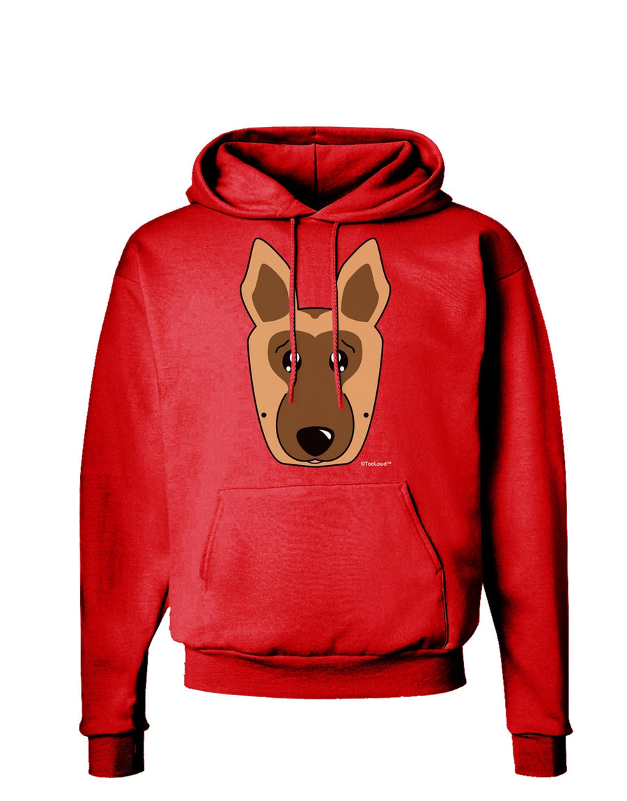 Cute German Shepherd Dog Dark Hoodie Sweatshirt by TooLoud-Hoodie-TooLoud-Black-Small-Davson Sales