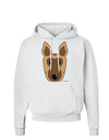 Cute German Shepherd Dog Hoodie Sweatshirt by TooLoud-Hoodie-TooLoud-White-Small-Davson Sales