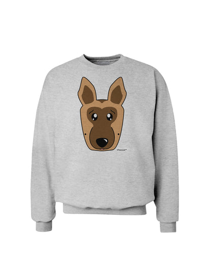 Cute German Shepherd Dog Sweatshirt by TooLoud-Sweatshirts-TooLoud-AshGray-Small-Davson Sales