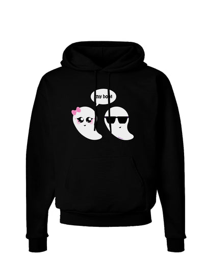 Cute Ghost Couple My Boo Halloween Dark Hoodie Sweatshirt-Hoodie-TooLoud-Black-Small-Davson Sales