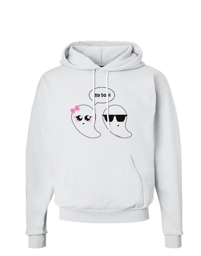 Cute Ghost Couple My Boo Halloween Hoodie Sweatshirt-Hoodie-TooLoud-White-Small-Davson Sales