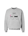 Cute Ghost Couple My Boo Halloween Sweatshirt-Sweatshirts-TooLoud-AshGray-Small-Davson Sales