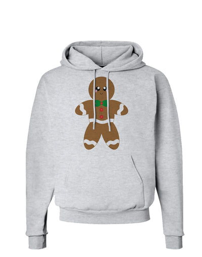 Cute Gingerbread Man Christmas Hoodie Sweatshirt-Hoodie-TooLoud-AshGray-Small-Davson Sales