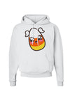 Cute Girl Child Candy Corn Family Halloween Hoodie Sweatshirt-Hoodie-TooLoud-White-Small-Davson Sales