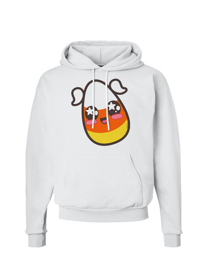 Cute Girl Child Candy Corn Family Halloween Hoodie Sweatshirt-Hoodie-TooLoud-White-Small-Davson Sales