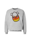 Cute Girl Child Candy Corn Family Halloween Sweatshirt-Sweatshirts-TooLoud-AshGray-Small-Davson Sales