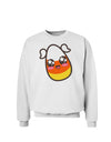 Cute Girl Child Candy Corn Family Halloween Sweatshirt-Sweatshirts-TooLoud-White-Small-Davson Sales