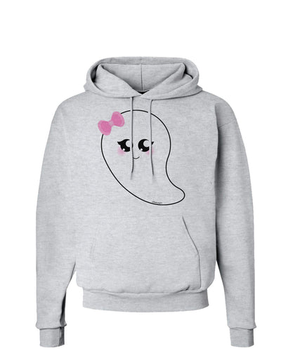 Cute Girl Ghost Halloween Hoodie Sweatshirt-Hoodie-TooLoud-AshGray-Small-Davson Sales