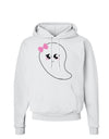 Cute Girl Ghost Halloween Hoodie Sweatshirt-Hoodie-TooLoud-White-Small-Davson Sales