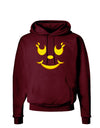 Cute Girl Jack O Lantern Pumpkin Face Dark Hoodie Sweatshirt-Hoodie-TooLoud-Maroon-Small-Davson Sales