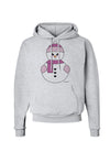 Cute Girl Snowman - Christmas Hoodie Sweatshirt by TooLoud-Hoodie-TooLoud-AshGray-Small-Davson Sales