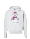 Cute Girl Snowman - Christmas Hoodie Sweatshirt by TooLoud-Hoodie-TooLoud-White-Small-Davson Sales