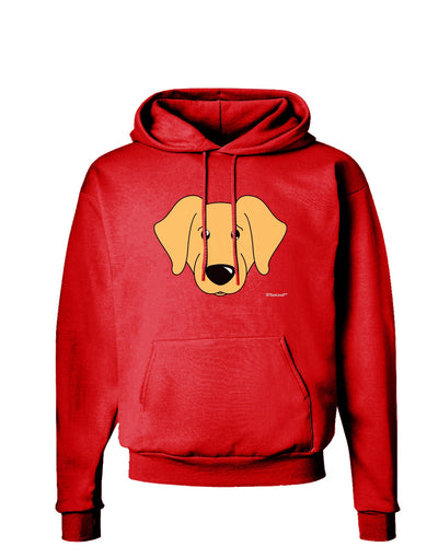 Cute Golden Retriever Dog Dark Hoodie Sweatshirt by TooLoud-Hoodie-TooLoud-Red-Small-Davson Sales