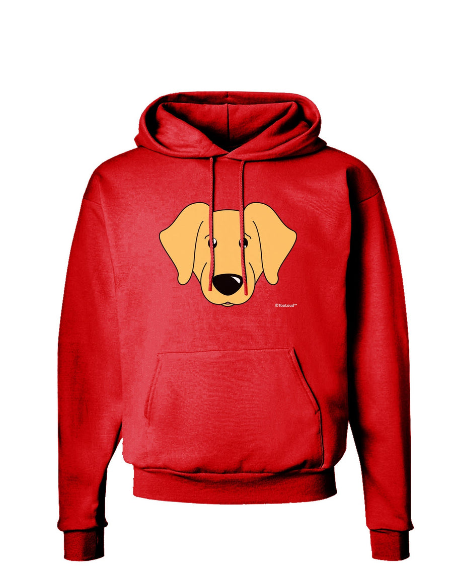 Cute Golden Retriever Dog Dark Hoodie Sweatshirt by TooLoud-Hoodie-TooLoud-Black-Small-Davson Sales