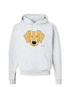 Cute Golden Retriever Dog Hoodie Sweatshirt by TooLoud-Hoodie-TooLoud-White-Small-Davson Sales