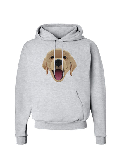 Cute Golden Retriever Puppy Face Hoodie Sweatshirt-Hoodie-TooLoud-AshGray-Small-Davson Sales