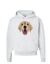 Cute Golden Retriever Puppy Face Hoodie Sweatshirt-Hoodie-TooLoud-White-Small-Davson Sales