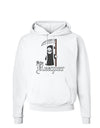 Cute Grim Reaper - Name Text Hoodie Sweatshirt-Hoodie-TooLoud-White-Small-Davson Sales