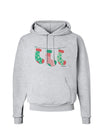 Cute Hanging Christmas Stockings Hoodie Sweatshirt by TooLoud-Hoodie-TooLoud-AshGray-Small-Davson Sales