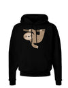 Cute Hanging Sloth Dark Hoodie Sweatshirt-Hoodie-TooLoud-Black-Small-Davson Sales