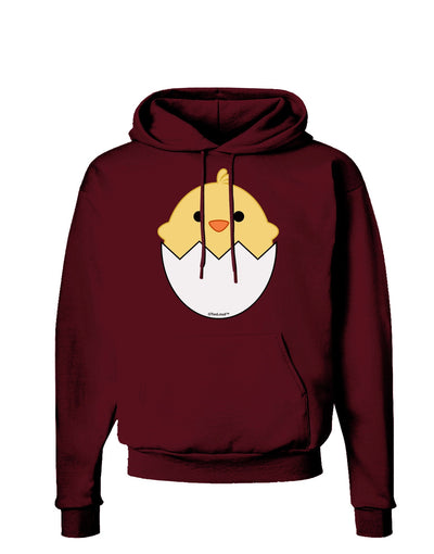 Cute Hatching Chick Design Dark Hoodie Sweatshirt by TooLoud-Hoodie-TooLoud-Maroon-Small-Davson Sales