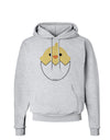 Cute Hatching Chick Design Hoodie Sweatshirt by TooLoud-Hoodie-TooLoud-AshGray-Small-Davson Sales