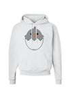 Cute Hatching Chick - Gray Hoodie Sweatshirt by TooLoud-Hoodie-TooLoud-White-Small-Davson Sales