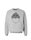 Cute Hatching Chick - Gray Sweatshirt by TooLoud-Sweatshirts-TooLoud-AshGray-Small-Davson Sales