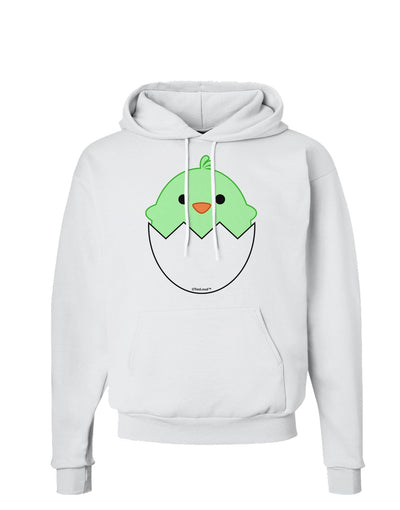 Cute Hatching Chick - Green Hoodie Sweatshirt by TooLoud-Hoodie-TooLoud-White-Small-Davson Sales