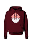 Cute Hatching Chick - Pink Dark Hoodie Sweatshirt by TooLoud-Hoodie-TooLoud-Maroon-Small-Davson Sales