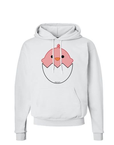 Cute Hatching Chick - Pink Hoodie Sweatshirt by TooLoud-Hoodie-TooLoud-White-Small-Davson Sales