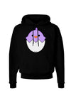 Cute Hatching Chick - Purple Dark Hoodie Sweatshirt by TooLoud-Hoodie-TooLoud-Black-Small-Davson Sales